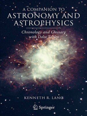 cover image of A Companion to Astronomy and Astrophysics